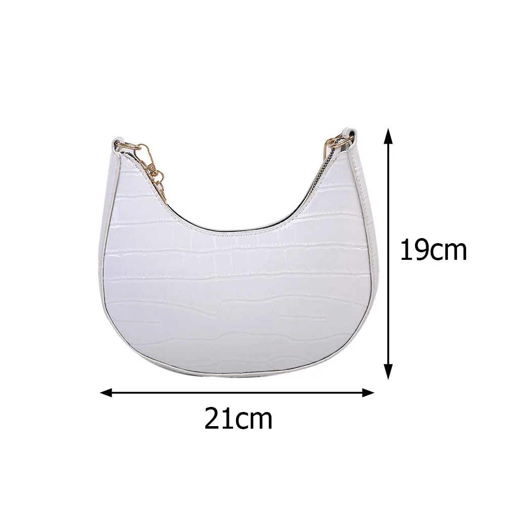 Fashion Women PU Leather Alligator Pattern Shoulder Crossbody Messenger Bag Casual Ladies Chain Pure Color Small Hobos Handbags
Fashion Women PU Leather Alligator Pattern Shoulder Crossbody Messenger Bag Casual Ladies Chain Pure Color Small Hobos Handbags