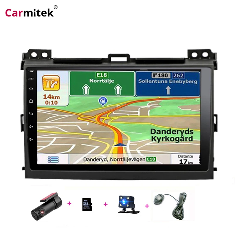 Головное устройство для Toyota LAND CRUISER Prado 120 Android стерео навигация GPS DVD радио