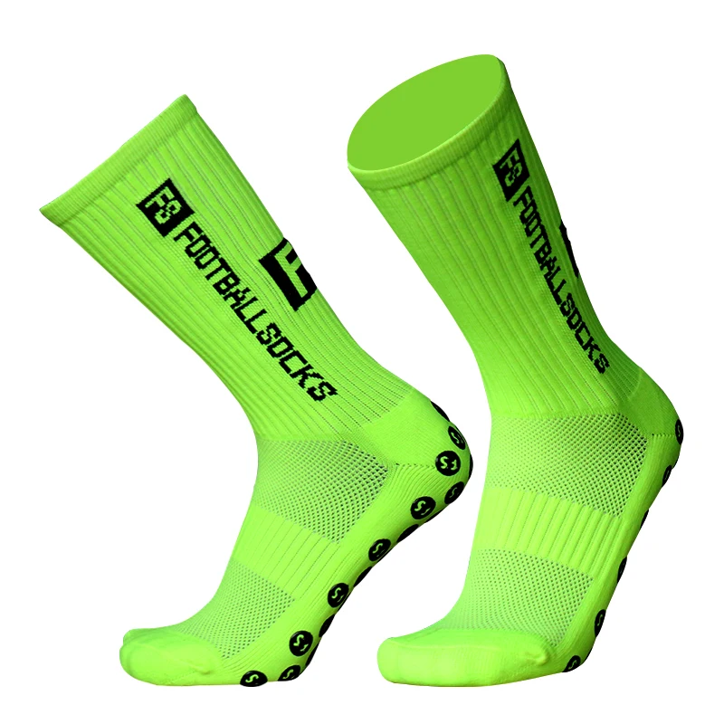 New Style FS Football Socks Round Silicone Suction Cup Grip Anti Slip Soccer Socks Sports Men Women Baseball Rugby Socks
New Style FS Football Socks Round Silicone Suction Cup Grip Anti Slip Soccer Socks Sports Men Women Baseball Rugby Socks