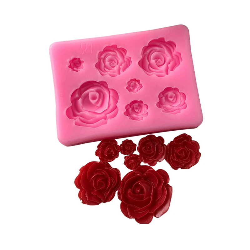 Rose Flower Silicone Molds Wedding Cupcake Topper Fondant Cake Decorating Tools Sugar Craft Candy Clay Chocolate Gumpaste Moulds
Rose Flower Silicone Molds Wedding Cupcake Topper Fondant Cake Decorating Tools Sugar Craft Candy Clay Chocolate Gumpaste Moulds