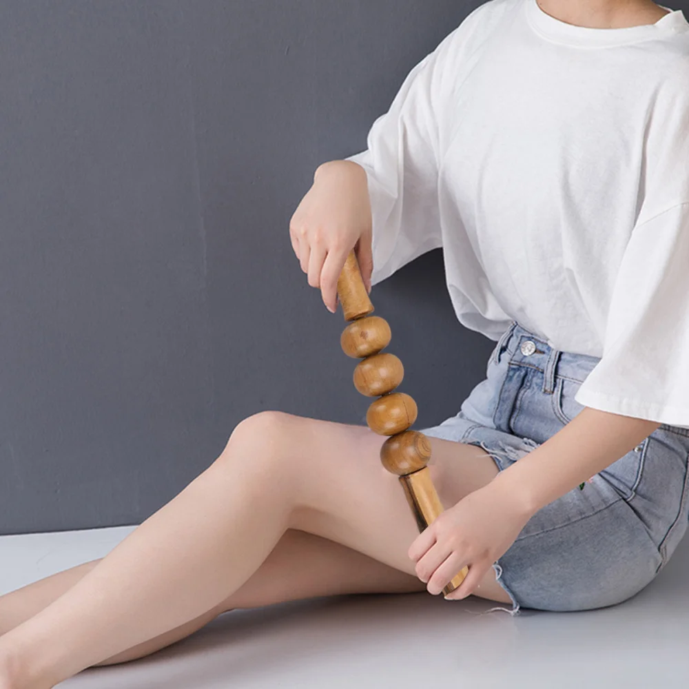 Wooden Roller Manual Body Stick Pratical Relax Massaging Stick Roller Muscle Roller Stick
Wooden Roller Manual Body Stick Pratical Relax Massaging Stick Roller Muscle Roller Stick