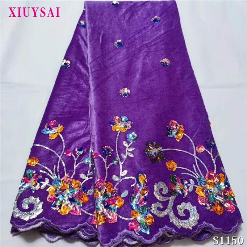 XIUYSAI Velvet Lace Fabric Embroidery nigerian Lace Fabric 2020 High Quality Lace Wedding Sequin African lace Fabric
XIUYSAI Velvet Lace Fabric Embroidery nigerian Lace Fabric 2020 High Quality Lace Wedding Sequin African lace Fabric