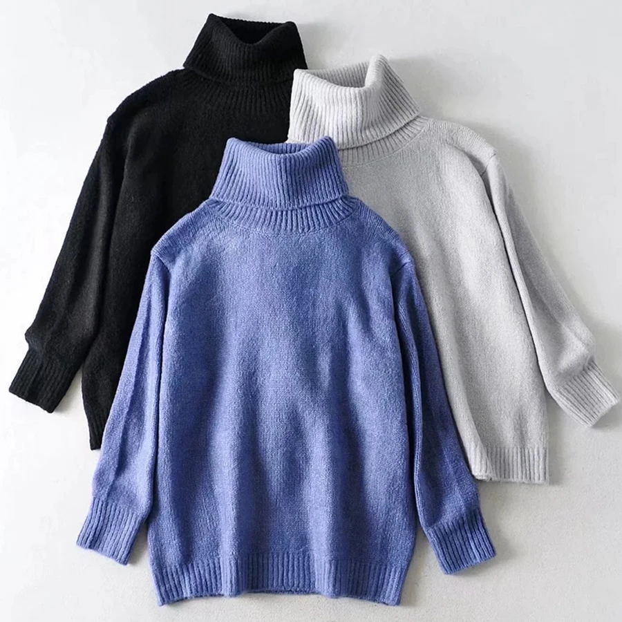 Jenny&Dave Pullovers Tops Simple Solid Pull Femme England Style Fashion Turtleneck Sweaters Women Oversize Winter Sweaters Women
Jenny&Dave Pullovers Tops Simple Solid Pull Femme England Style Fashion Turtleneck Sweaters Women Oversize Winter Sweaters Women
