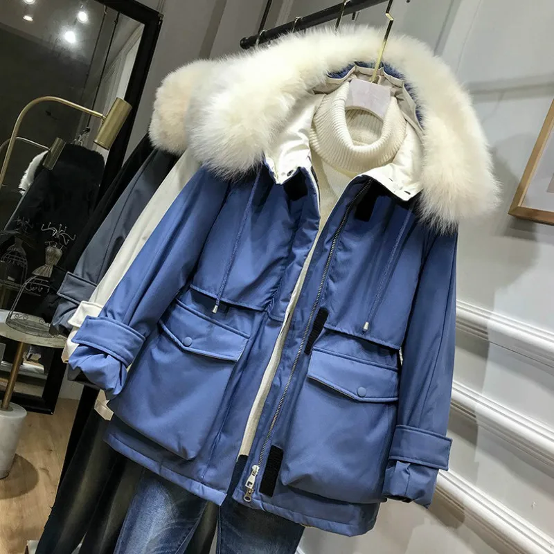 Natural Fox Fur Hooded Winter Down Jacket Women 90% White Duck Down Jacket Thicken Warm Parka Women Jacket 2020 Women 
Natural Fox Fur Hooded Winter Down Jacket Women 90% White Duck Down Jacket Thicken Warm Parka Women Jacket 2020 Women