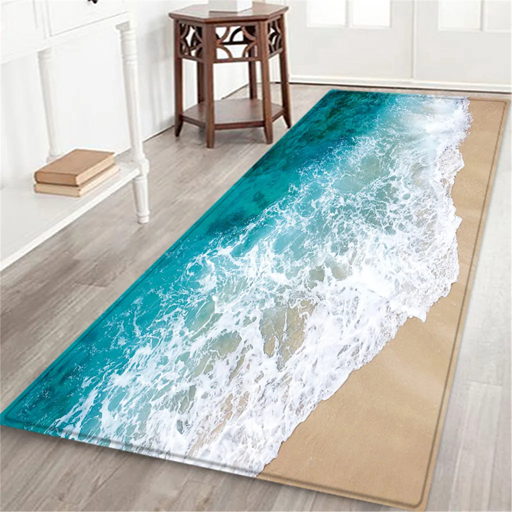 Hot Sell 60x180 CM Bath Mat Carpet Seascape Print Hallway Doormat Anti-slip Carpet Absorb Water Kitchen Mat Tapis Salle De Bain
Hot Sell 60x180 CM Bath Mat Carpet Seascape Print Hallway Doormat Anti-slip Carpet Absorb Water Kitchen Mat Tapis Salle De Bain