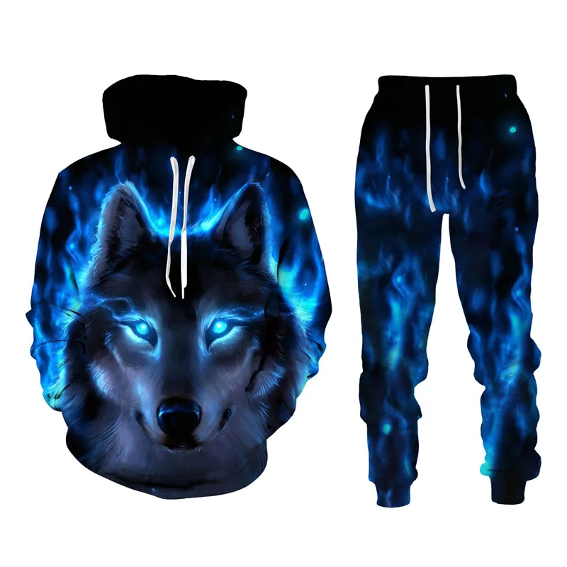 2021 Fashion Men Tracksuit Wolf Animal 3D Printed Hooded Set Hoodies Women's Wolf Design Pullover Sweatshirts 3D Clothing Suit
2021 Fashion Men Tracksuit Wolf Animal 3D Printed Hooded Set Hoodies Women's Wolf Design Pullover Sweatshirts 3D Clothing Suit
