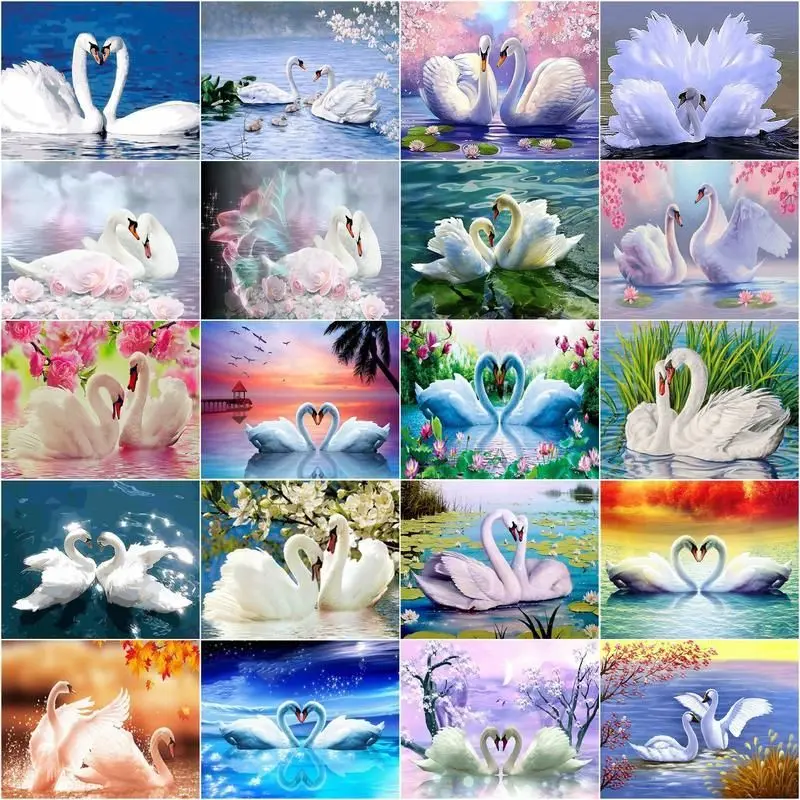 CHENISTORY 40x50cm Oil Painting By Numbers Swan AnimalDIY Paint By Numbers On Canvas Home Decor Frameless Digital Painting
CHENISTORY 40x50cm Oil Painting By Numbers Swan AnimalDIY Paint By Numbers On Canvas Home Decor Frameless Digital Painting
