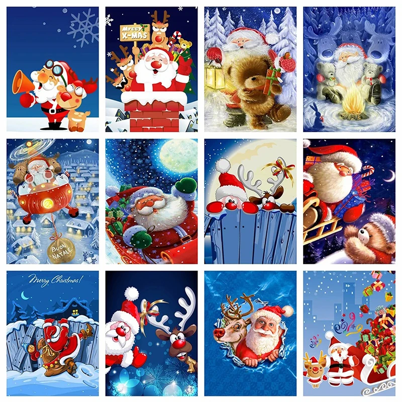 Christmas 5D Diamond DIY Painting Mosaic Picture Santa Claus Full Round Square Diamond Drill Decor New Year Gift Dropshipping
Christmas 5D Diamond DIY Painting Mosaic Picture Santa Claus Full Round Square Diamond Drill Decor New Year Gift Dropshipping