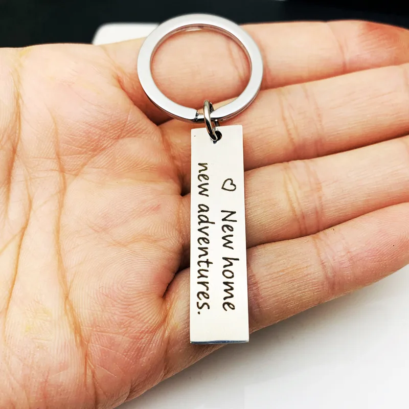 Oeinin Charms Key Chain Man New Home New Adventures Keychain Bags Lovers Letter Color Keyring Stainless Steel Pendant Llaveros
Oeinin Charms Key Chain Man New Home New Adventures Keychain Bags Lovers Letter Color Keyring Stainless Steel Pendant Llaveros