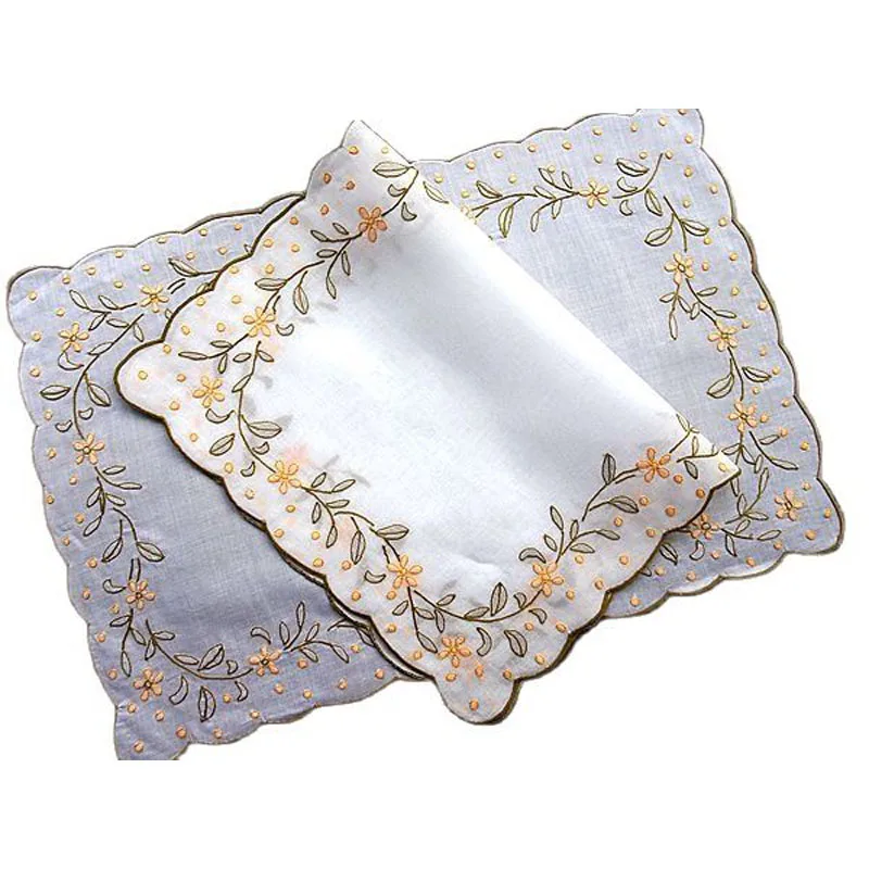 Vintage Lace Hand-Embroidery table place mat pad Cloth cotton napkin placemat cup wedding coaster Christmas dish doily kitchen
Vintage Lace Hand-Embroidery table place mat pad Cloth cotton napkin placemat cup wedding coaster Christmas dish doily kitchen