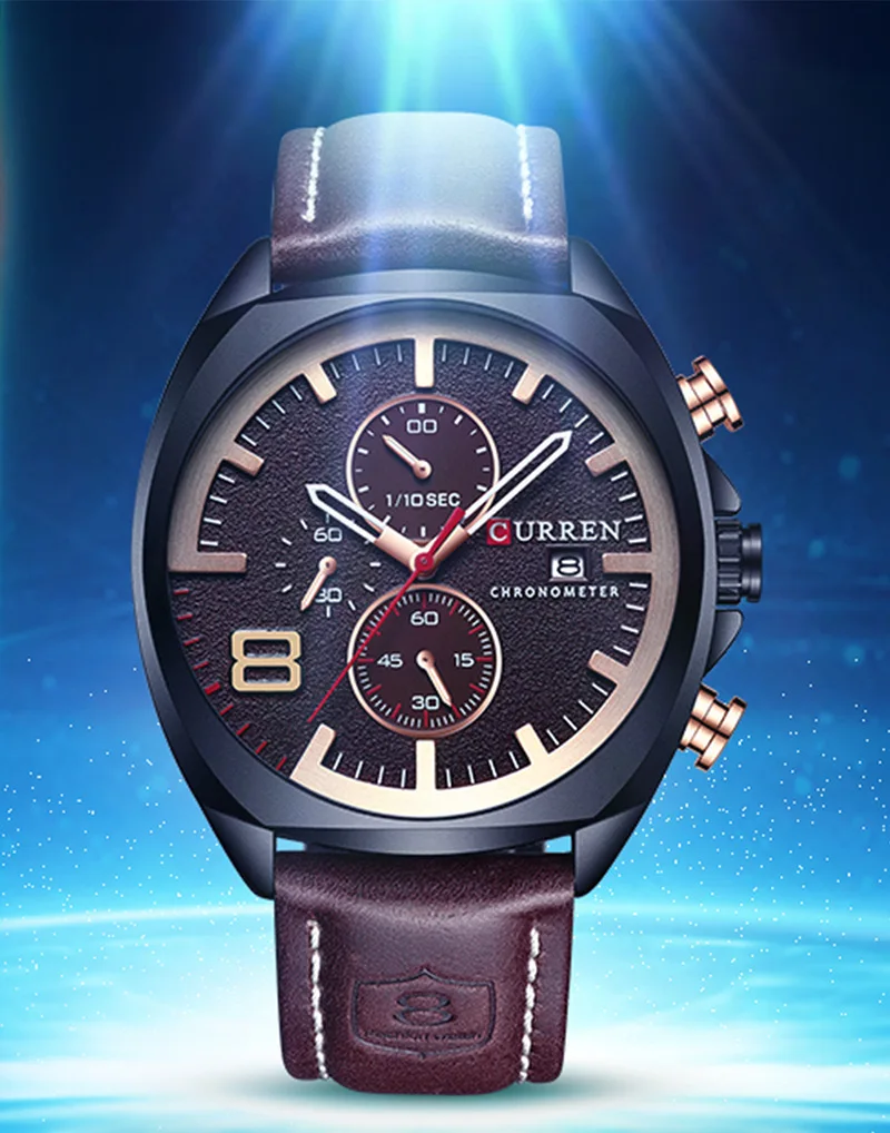 Men's watch alarm clock niche trend three-eye six-pin outdoor sports boys clock casual timer fashion watch gift for boyfriend 
Men's watch alarm clock niche trend three-eye six-pin outdoor sports boys clock casual timer fashion watch gift for boyfriend