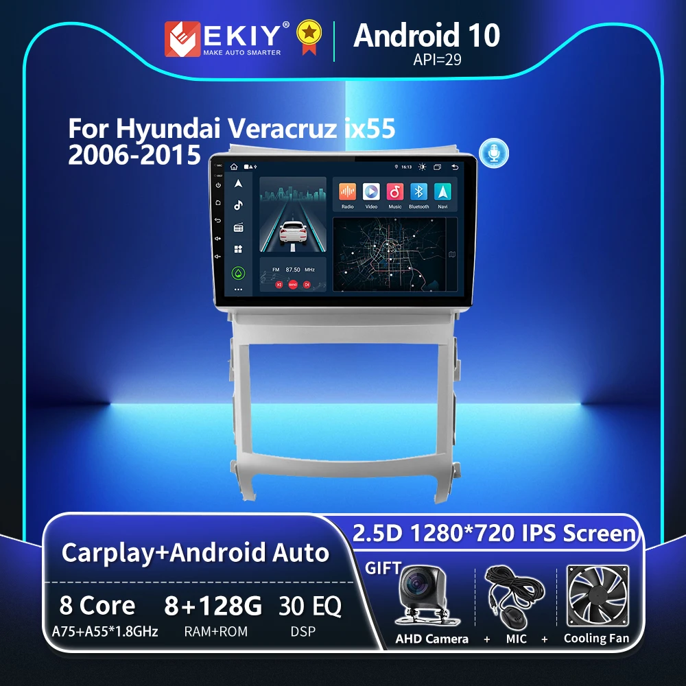 EKIY T8 8G 128G Android 10 автомобильное радио для Hyundai Veracruz ix55 2006-2015 Авторадио мультимедийная система магнитофон навигация GPS стерео нет 2 Din DVD видеопле...
EKIY T8 8G 128G Android 10 автомобильное радио для Hyundai Veracruz ix55 2006-2015 Авторадио мультимедийная система магнитофон навигация GPS стерео нет 2 Din DVD видеопле...