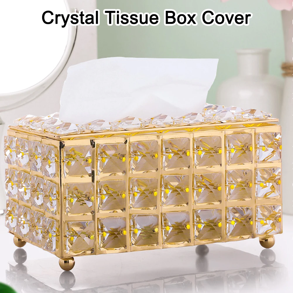 Creative Bling Crystal Diamond Tissue Box Decoration Household Tissue Box Paper Holder Storage Rhinestone Desktop Organizer
Creative Bling Crystal Diamond Tissue Box Decoration Household Tissue Box Paper Holder Storage Rhinestone Desktop Organizer