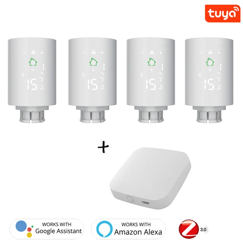 ZigBee Smart Radiator Actuator Thermostatic Radiator Valve Tuya Temperature Controller Voice Remote Control For Alexa Google
ZigBee Smart Radiator Actuator Thermostatic Radiator Valve Tuya Temperature Controller Voice Remote Control For Alexa Google