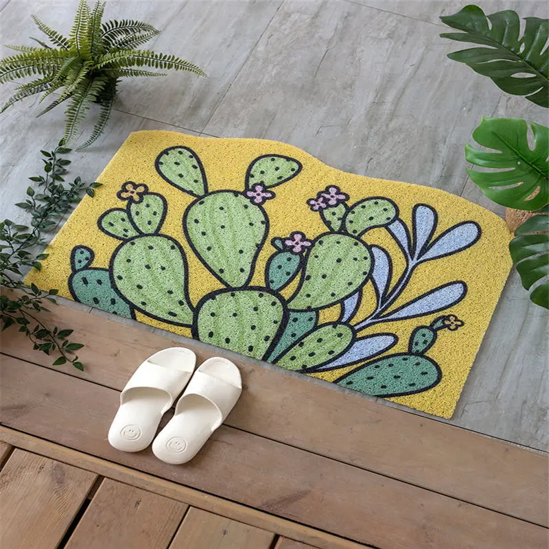 Cartoon Cactu Sand Scraping Dust Door Entrance Welcome Mat Bath Non-slip Rug Dust Removal Carpet Wire Loop Footpad Doormat
Cartoon Cactu Sand Scraping Dust Door Entrance Welcome Mat Bath Non-slip Rug Dust Removal Carpet Wire Loop Footpad Doormat