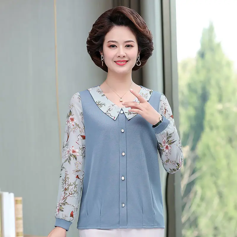 Fashion Spring Summer Shirts Women Long Sleeve Temperament Doll Collar Casual Print Blouses Stylish Ladies Tops Blusas MM0770
Fashion Spring Summer Shirts Women Long Sleeve Temperament Doll Collar Casual Print Blouses Stylish Ladies Tops Blusas MM0770