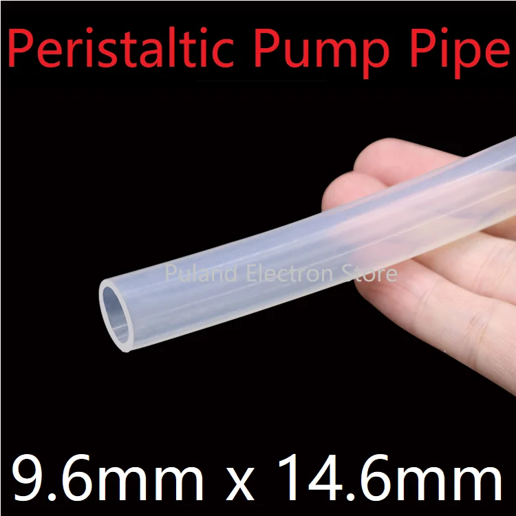 

9.6*14.6 Peristaltic Pump Silicone Hose Transparent ID 9.6mm x 14.6mm OD Thickness 2.5mm FoodGrade Soft Flexible Pipe Water Tube