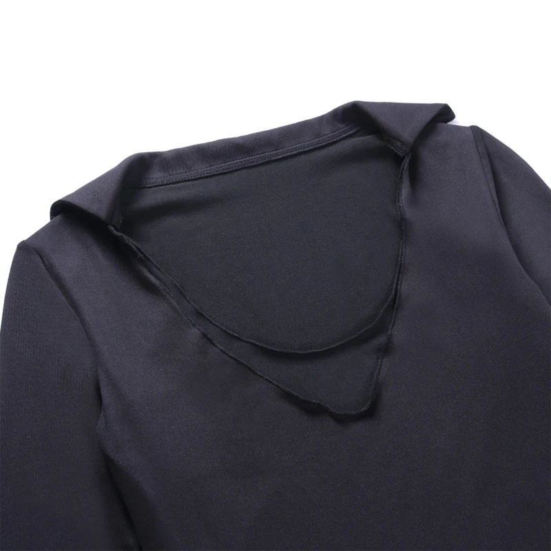 Women Long Sleeve Sexy Deep U-Neck Bodycon Midi Dress Irregular Split Hem Flare Package Hip High Waist Party Clubwear
Women Long Sleeve Sexy Deep U-Neck Bodycon Midi Dress Irregular Split Hem Flare Package Hip High Waist Party Clubwear