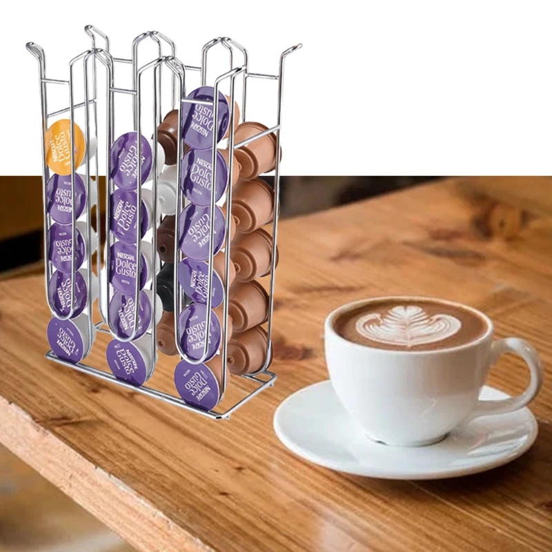 Vertical Coffee Capsule Display Holder for 36 Pieces Cafe Capsules Coffee Pod
Vertical Coffee Capsule Display Holder for 36 Pieces Cafe Capsules Coffee Pod