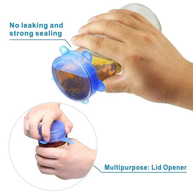 Stretch Lids Reusable Airtight Food Wrap Covers Keeping Fresh Seal Bowl Stretchy Wrap Cover Kitchen Cookware
Stretch Lids Reusable Airtight Food Wrap Covers Keeping Fresh Seal Bowl Stretchy Wrap Cover Kitchen Cookware