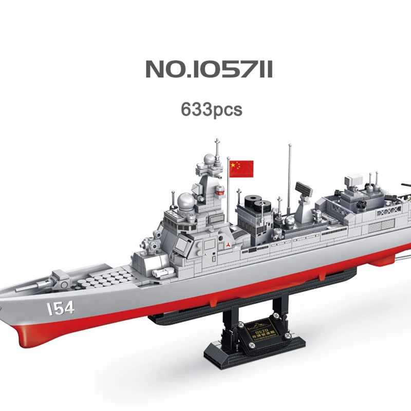 Modern Military Naval Equipment 52D Guided Missile Destroyer Boy Enlightenment Education Puzzle Assembly Building Blocks DIY Toy
Modern Military Naval Equipment 52D Guided Missile Destroyer Boy Enlightenment Education Puzzle Assembly Building Blocks DIY Toy