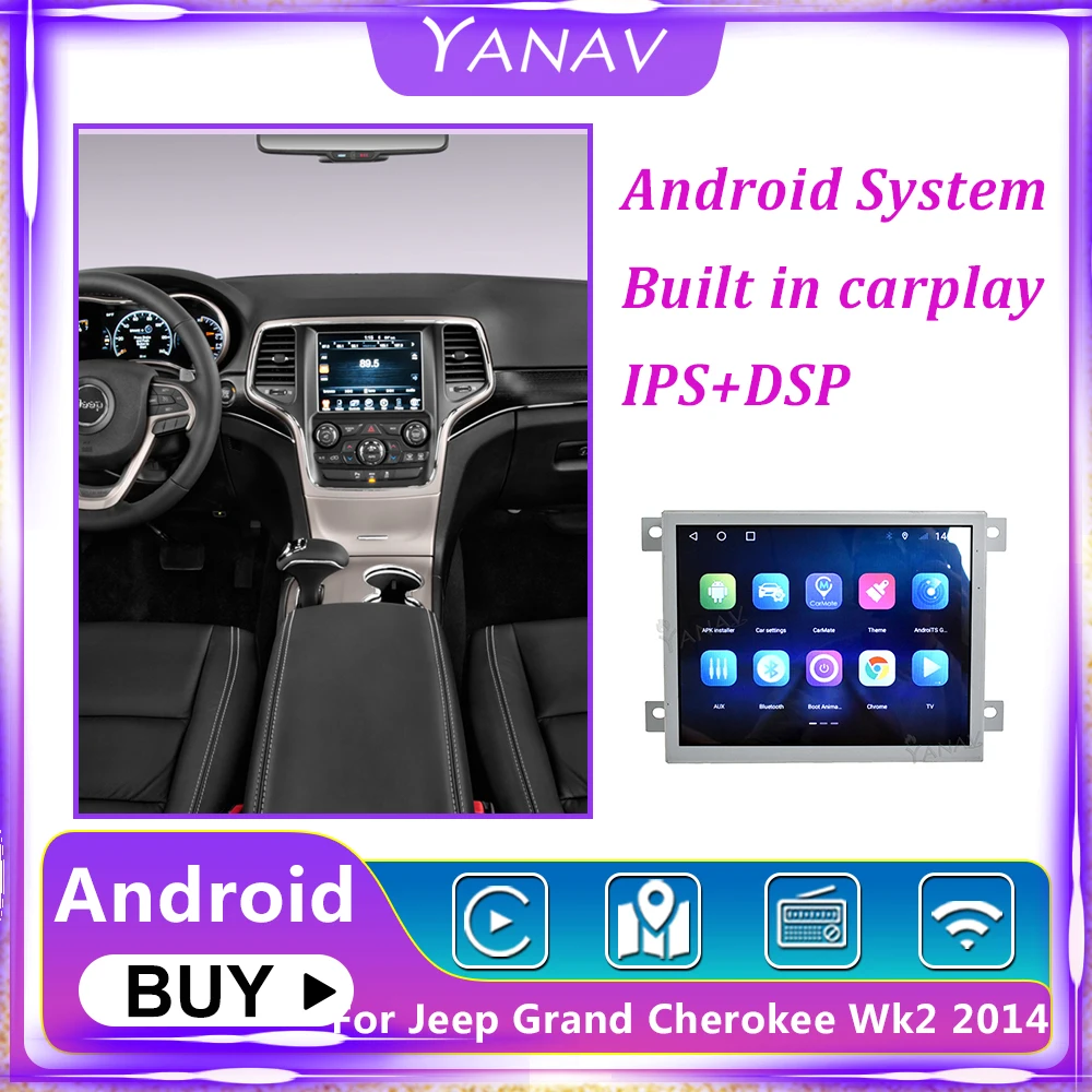 GPS Radio Auto Stereo 6 Core For Jeep Grand Cherokee WK2 2014 Android Head Unit Recorder Multimedia Player GPS Navigation
GPS Radio Auto Stereo 6 Core For Jeep Grand Cherokee WK2 2014 Android Head Unit Recorder Multimedia Player GPS Navigation