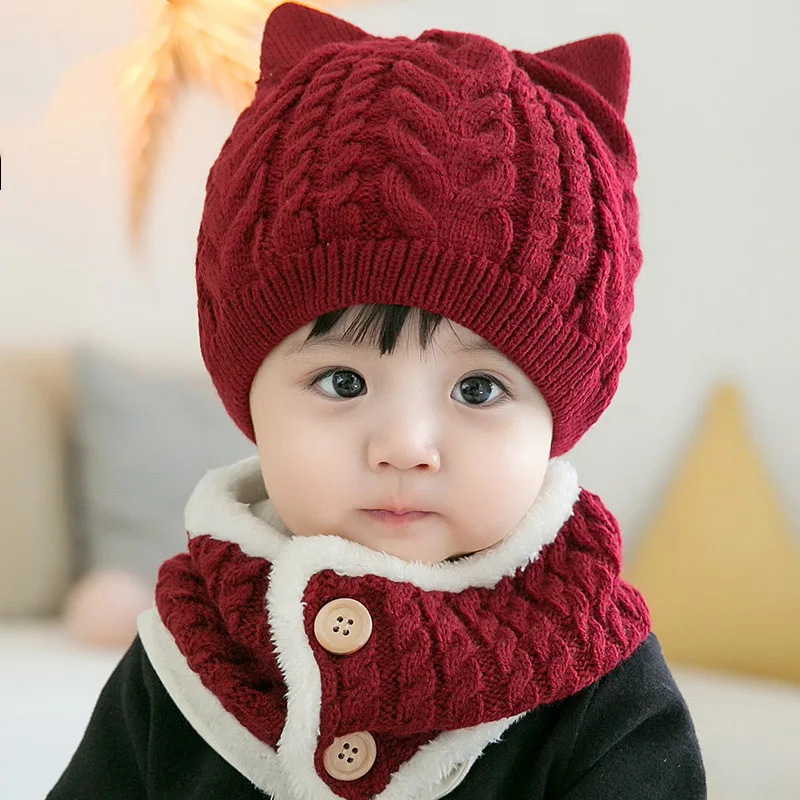 Autumn and winter new baby children hat 0-2 years old twist kitten baby knitted hat set newborn crochet outfits toddler bonnet
Autumn and winter new baby children hat 0-2 years old twist kitten baby knitted hat set newborn crochet outfits toddler bonnet