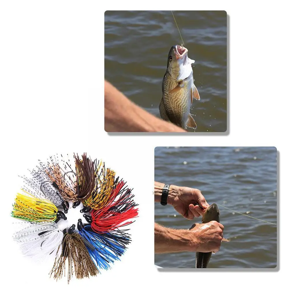 Fishing Lures Spinnerbait Buzzbait Anti-barb Black Mouth Beard Tackle Rubber Jig Pike Large Anti-Hanging Fish Bait Hooks
Fishing Lures Spinnerbait Buzzbait Anti-barb Black Mouth Beard Tackle Rubber Jig Pike Large Anti-Hanging Fish Bait Hooks