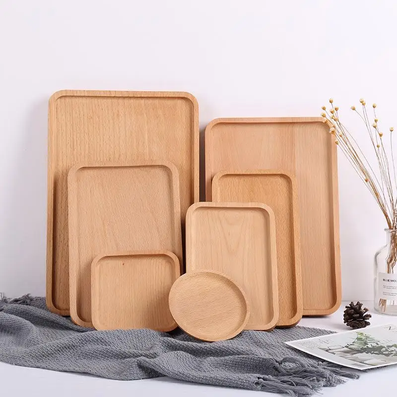 Round Dessert Table Serving Dinner Plate Wooden Fruit Rectangular Breakfast Dishes Cake Plate Food Storage Tea Tray Bread Snack
Round Dessert Table Serving Dinner Plate Wooden Fruit Rectangular Breakfast Dishes Cake Plate Food Storage Tea Tray Bread Snack