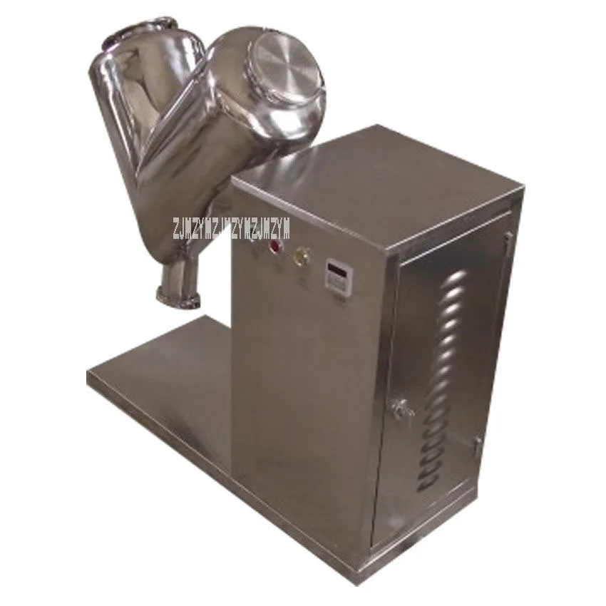 

High Efficiency V-shaped Powder Mixer Experimental Small Raw Material Mixing Machine 304 Stainless Steel 220V 550W 20rpm VH-30