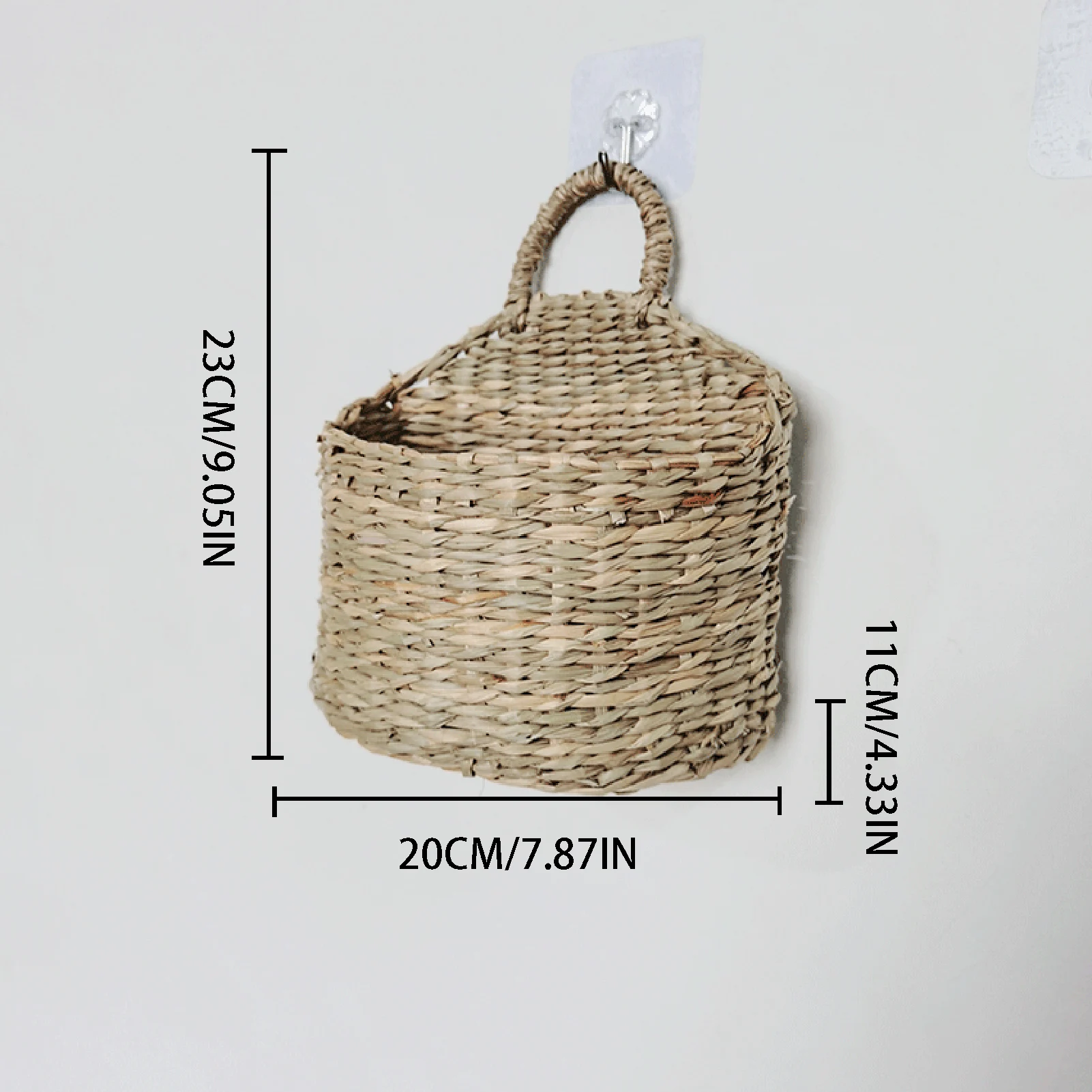 Natural Rattan Storage Basket Kitchen Wall Hanging Storage Basket Creative Pastoral Style Living Room Wall Decor Hanging Basket
Natural Rattan Storage Basket Kitchen Wall Hanging Storage Basket Creative Pastoral Style Living Room Wall Decor Hanging Basket
