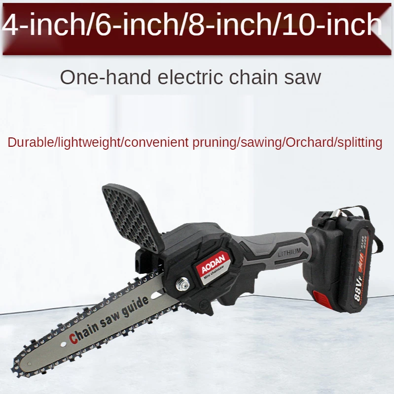 6 inch rechargeable wireless single hand saw portable electric chain saw electric multifunctional logging saw chain saw
6 inch rechargeable wireless single hand saw portable electric chain saw electric multifunctional logging saw chain saw