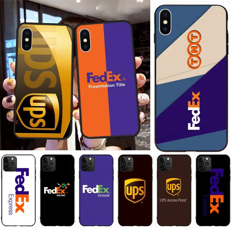 Express UPS Fedex чехол для телефона iphone 12 11 Pro Max Mini XS 8 7 6 6S Plus X 5S SE 2020 XR | Мобильные телефоны