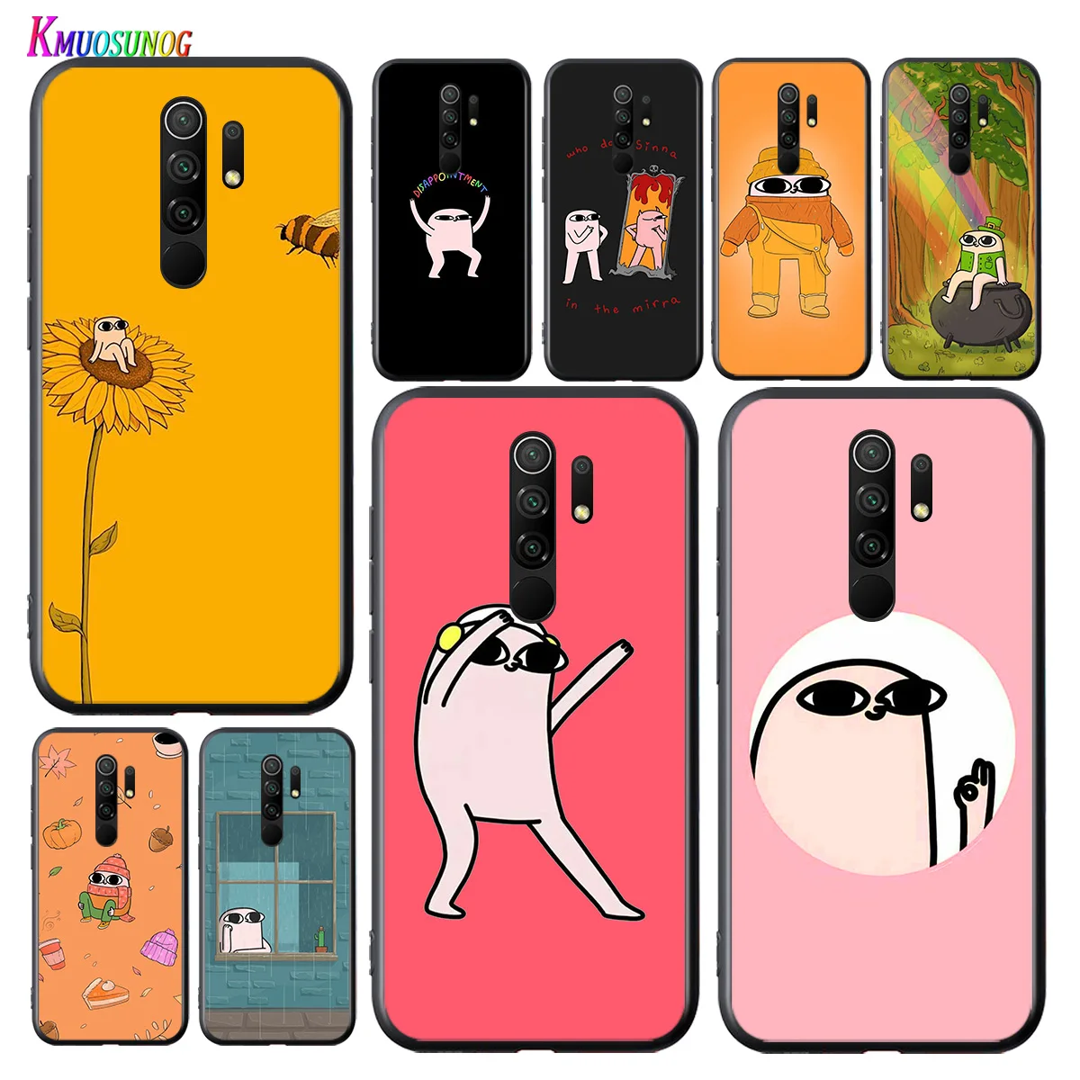 Funny Cute Cartoon Character For Xiaomi Redmi 9A 9C 9 Prime GO 8A 7A 6A 5A 4X S2 Pro Plus Black Phone Case 
Funny Cute Cartoon Character For Xiaomi Redmi 9A 9C 9 Prime GO 8A 7A 6A 5A 4X S2 Pro Plus Black Phone Case
