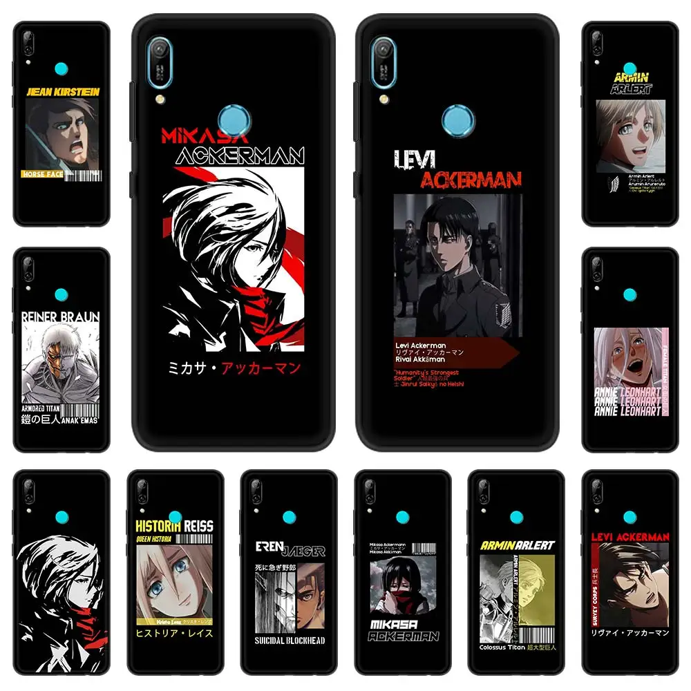 Phone Case For Huawei P30 Pro P40 Lite E P Smart Z Y7 Y6 2019 Silicone Back Cover Mobile Bag Hange Zoe Attack on Titan Anime
Phone Case For Huawei P30 Pro P40 Lite E P Smart Z Y7 Y6 2019 Silicone Back Cover Mobile Bag Hange Zoe Attack on Titan Anime