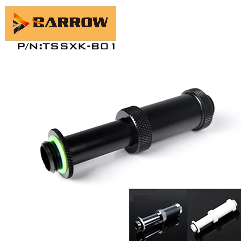 Barrow water cooling fits G1/4" Male To Male Rotary Telescopic Connectors / Extender (41-69mm) Pc Water Cooling SystemTSSXK-B01
Barrow water cooling fits G1/4" Male To Male Rotary Telescopic Connectors / Extender (41-69mm) Pc Water Cooling SystemTSSXK-B01