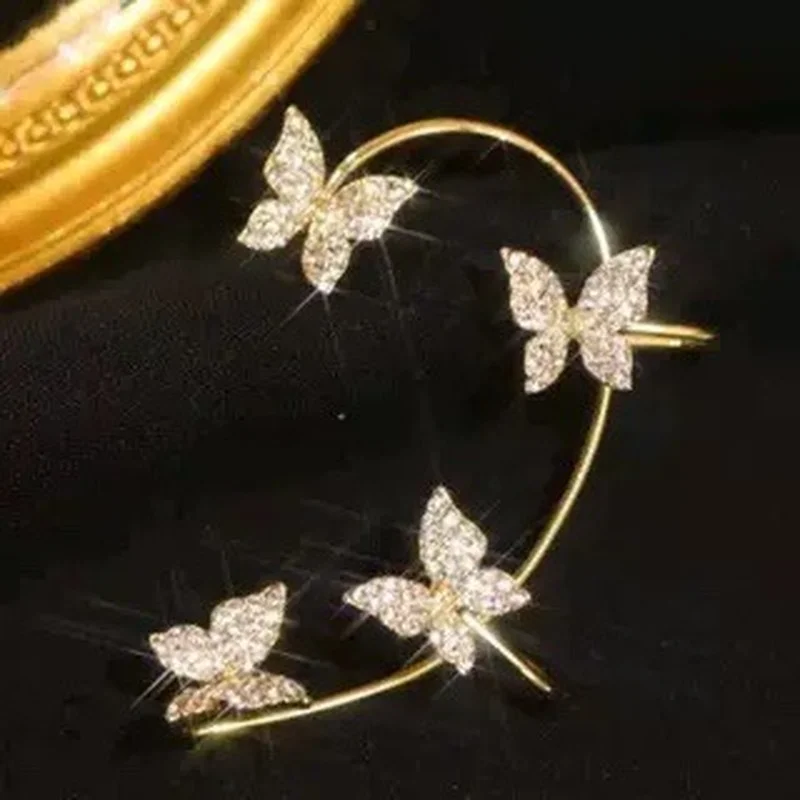 1 Pcs Alloy Ear Bone Clip for Women Sweet Exquisite Sparkling Zircon Butterfly Ear Cuff Clip Earring French Style Jewelry
1 Pcs Alloy Ear Bone Clip for Women Sweet Exquisite Sparkling Zircon Butterfly Ear Cuff Clip Earring French Style Jewelry