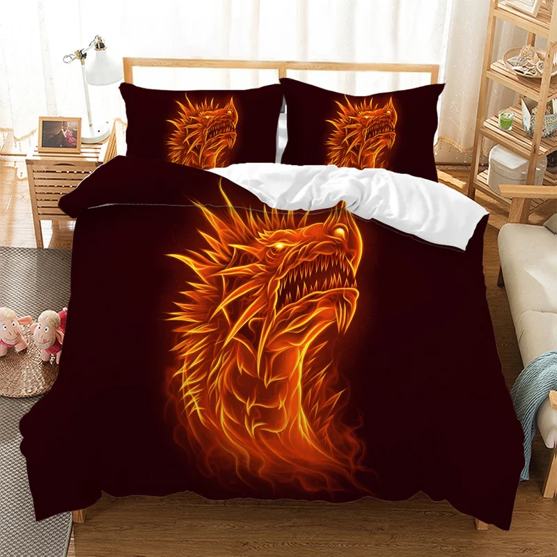 Flame Tiger 3d Print Bedding Set Luxury Duvet Cover Set with Pillowcase 2/3pcs Quilt Cover Set Custom size
Flame Tiger 3d Print Bedding Set Luxury Duvet Cover Set with Pillowcase 2/3pcs Quilt Cover Set Custom size