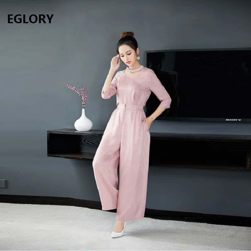 Pant Suits Work Autumn Spring Summer Women Beading Halter Neck Pink Tops Blouse+Wide Leg Pant Sets Female Clothing Suits Lady
Pant Suits Work Autumn Spring Summer Women Beading Halter Neck Pink Tops Blouse+Wide Leg Pant Sets Female Clothing Suits Lady