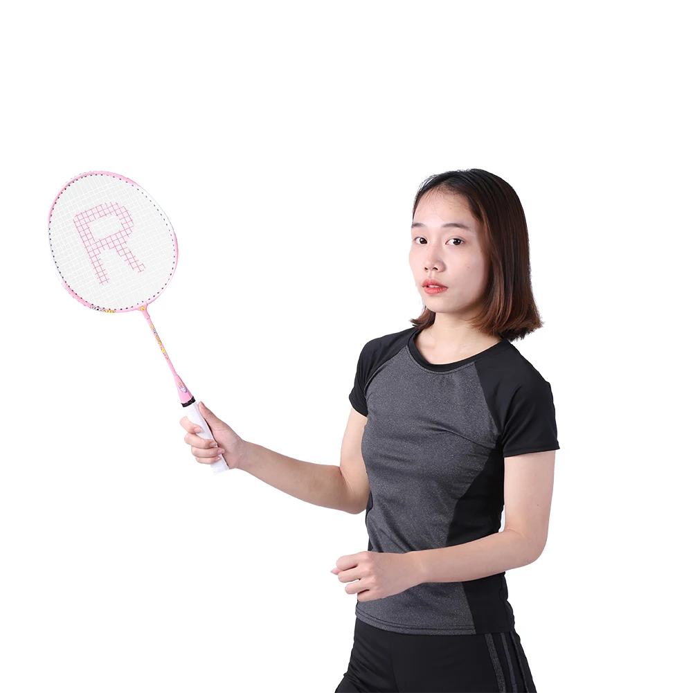 

Professional Kids Badminton Rackets Light Weight Ferroalloy Badminton Rackets for Teenager Cartoon Badminton Racket FreeShipping