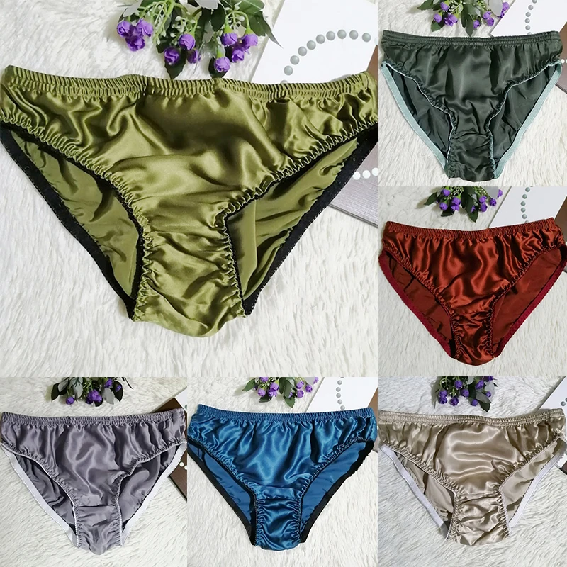 New Women Sexy Briefs Luxury Silk Panties Ladies Pure Color Seamless Underwear Comfortable Breathable Satin Knickers Underpants
New Women Sexy Briefs Luxury Silk Panties Ladies Pure Color Seamless Underwear Comfortable Breathable Satin Knickers Underpants