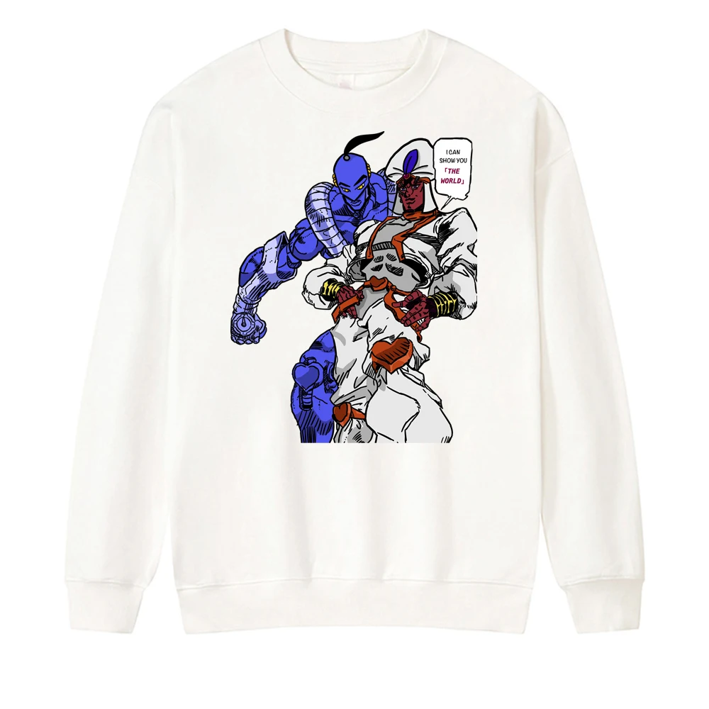 JoJo's Bizarre Adventure Kujo Jotaro Anime Star Platinum Spring Men's Fleece Loose Hoodie Sweatshirt Hip Hop Male Fleece Top
JoJo's Bizarre Adventure Kujo Jotaro Anime Star Platinum Spring Men's Fleece Loose Hoodie Sweatshirt Hip Hop Male Fleece Top