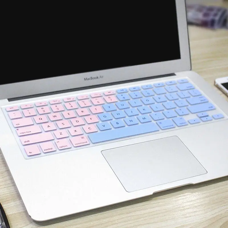 Keyboard Film Rose Pink and Tranquil Blue Color-Blocking Silicone Keyboard Film for MAC BOOK RETINA 12/2020 AIR 13
Keyboard Film Rose Pink and Tranquil Blue Color-Blocking Silicone Keyboard Film for MAC BOOK RETINA 12/2020 AIR 13