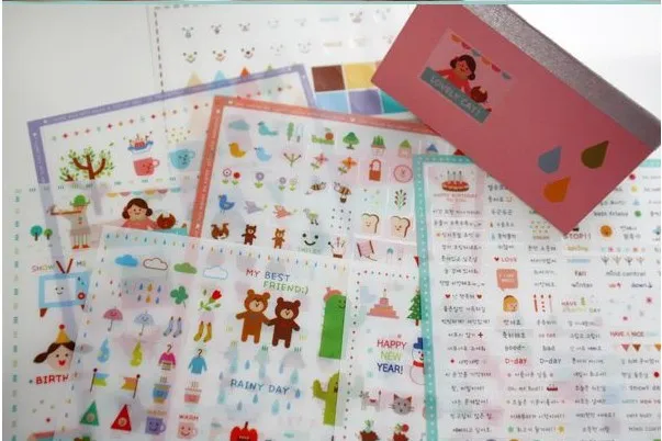 kawaii 6 sheets Smiley deco PVC Scrapbooking Stickers Planner Stickers/sticky notes/kd 7/papelaria Korean stationary
kawaii 6 sheets Smiley deco PVC Scrapbooking Stickers Planner Stickers/sticky notes/kd 7/papelaria Korean stationary