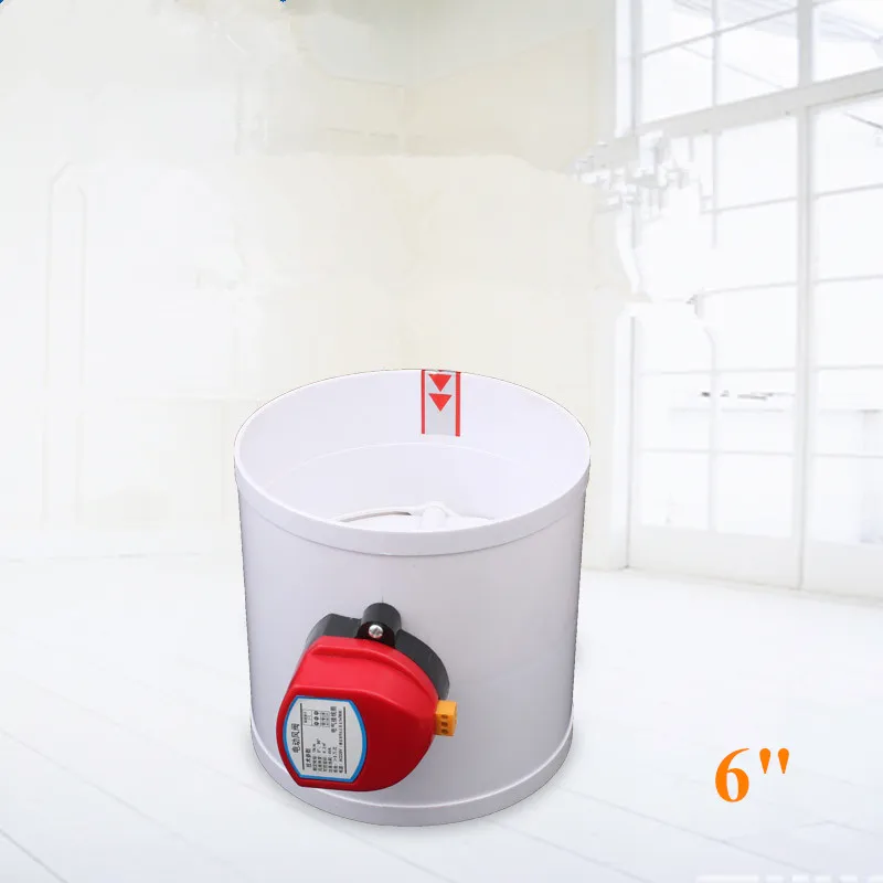 Воздушный Демпферная заслонка HVAC 160 мм Электрический моторизованный контрольный