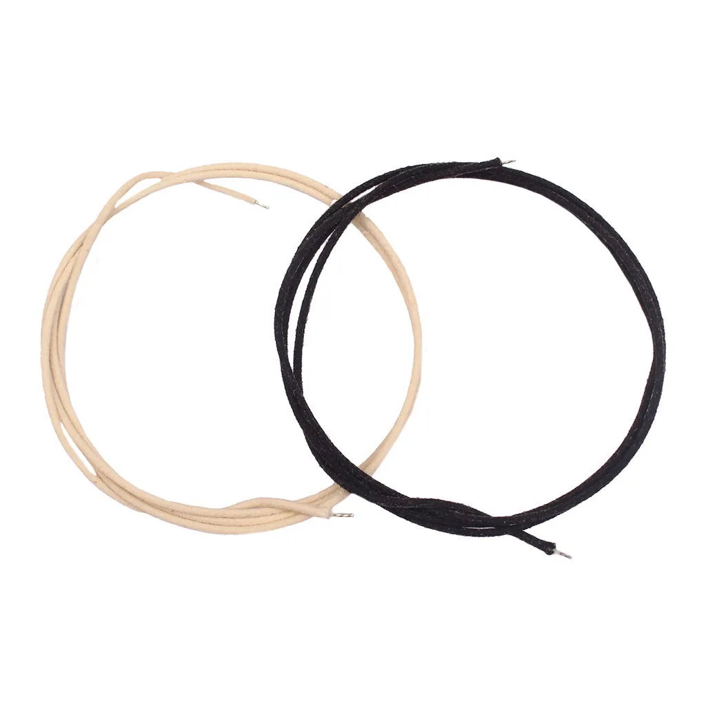 2 Pieces Vintage Style Single-conductor Braided PushBack Guitar Wire Guitar Replacement Parts Black White
2 Pieces Vintage Style Single-conductor Braided PushBack Guitar Wire Guitar Replacement Parts Black White
