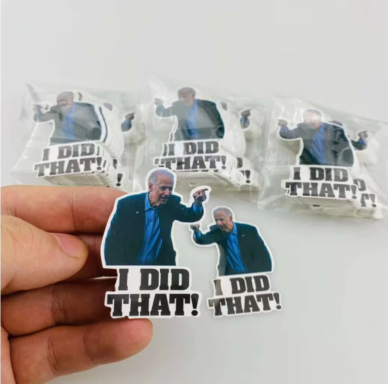 100pcs I Did That Car Stickers Waterproof Joe Biden Funny Stickers DIY Reflective Decals Poster Cars Laptop Fuel Tank Decoration
100pcs I Did That Car Stickers Waterproof Joe Biden Funny Stickers DIY Reflective Decals Poster Cars Laptop Fuel Tank Decoration