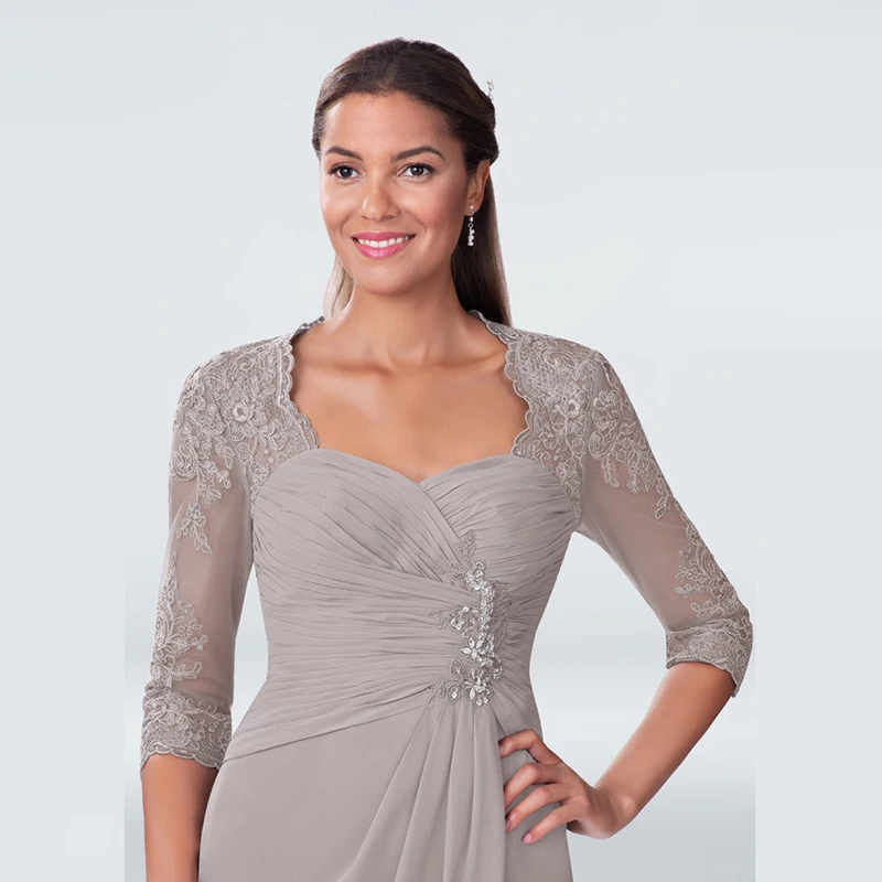 With Jacket Mother Of The Bride Dresses Sheath Knee Length Chiffon Appliques Beaded Short Groom Mother Dresses For Weddings
With Jacket Mother Of The Bride Dresses Sheath Knee Length Chiffon Appliques Beaded Short Groom Mother Dresses For Weddings