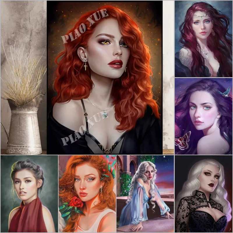 Full Square/Round Drills Beauty Women Portrait 5d Diamond Painting Cross Stitch Wall Art Poster Decor For Home
Full Square/Round Drills Beauty Women Portrait 5d Diamond Painting Cross Stitch Wall Art Poster Decor For Home