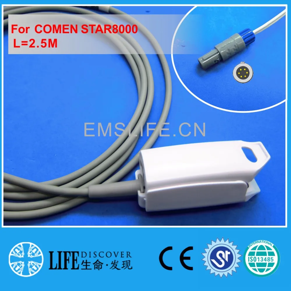 Long cable adult NEONATE or new born wrap spo2 sensor for BIOCARE 900S,ADECON 6PIN SINGLE
Long cable adult NEONATE or new born wrap spo2 sensor for BIOCARE 900S,ADECON 6PIN SINGLE